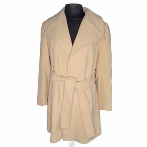 Vintage ILGWU Light yellow belted coat